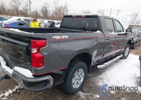 2024 Chevrolet Silverado 1500 4Wd Standard Bed Lt из США, поврежденный, VIN 1GCUDDED7RZ348220